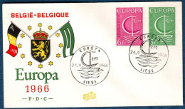 Belgium 1966, FDC Cover "C.E.P.T.- Ship" W./special Postmark "Liege", Ref.bbzg - 1961-1970