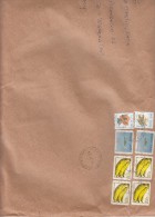 Brasile 1997  - Bustone X L´Italia  Affrancato Con 8 Stamps - Brieven En Documenten