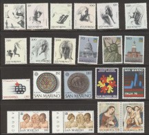 SAN MARINO - 1976 - Complete Year - ANNATA COMPLETA + Interi - NUOVI - MNH - Años Completos