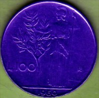 1960 Italia - 100 L (circolata) - 100 Lire