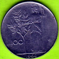 1964 Italia - 100 L (circolata) - 100 Lire