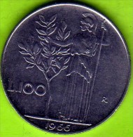 1966 Italia - 100 L (circolata) - 100 Lire