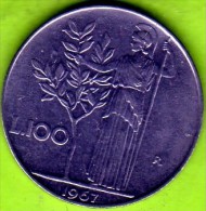 1967 Italia - 100 L (circolata) - 100 Lire