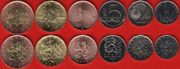 Czech Republic Set Of 6 Coins: 1 - 50 Korun 2010-2013 UNC - Tschechische Rep.