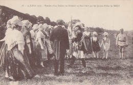 Metz 57 -  1919 - Général De Maud'huy - Folklore Jeunes Filles - Metz Campagne