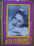 Affiche NITA FERNANDEZ Partenaire De Luis Mariano Dans Andalousie OPERETTE CHANT 2 - Plakate & Poster