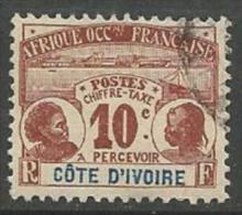 COTE D´IVOIRE TAXE N°  2 OBL - Usados