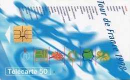 Telecarte 50 Unites Parcours Tour De France 1998 - Sport