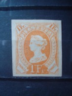 SWITZERLAND HELVETIA 1 Fr. COLOR PROOF (no Gum) / EPREUVE DE COULEUR (neuf Sans Gomme) / LIBERTY ESSAY - Unused Stamps