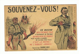 Guerre 14/18 - SOUVENEZ-VOUS ! Rancoeur Envers Les Soldats Allemands - Hard (fr30)1405 - Guerra 1914-18