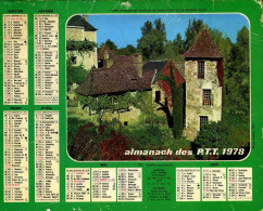 Calendrier Almanach Du Facteur 1978 (Finistère 29) - Grossformat : 1971-80