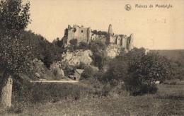 BELGIQUE - NAMUR - ONHAYE - FALAËN -  Ruines De Montaigle. (carte D'Honneur 1913, Ecole Pour Demoiselles à La Louvière). - Onhaye