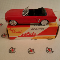 Ford Mustang 1964 Rouge  Solido - Solido