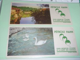 BUVARD Blotting Paper :   2   Buvards    Pétrole Hahn - - Perfumes & Belleza