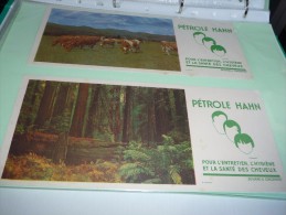 BUVARD Blotting Paper :   2   Buvards    Pétrole Hahn - Vaches - Parfums & Beauté