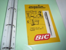 BUVARD Blotting Paper :  Buvard BIC  Jean Effel  Douanes - B