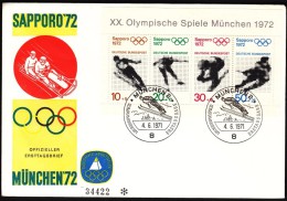 Germany Munich 1971 Olympic Games Sapporo 1972 Jump Skiing Figure Skating Alpine Skiing Ice Hockey Bobsleight - Winter 1972: Sapporo