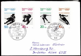 Germany Bonn 1971 Olympic Games Sapporo 1972 Jump Skiing Figure Skating Alpine Skiing Ice Hockey - Winter 1972: Sapporo