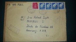 JAPAN NIPPON JAPON  COVER TO DDR GERMANY 1971 MUSASHI MURAGAMACHI - Cartas & Documentos