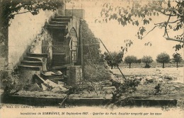 30  SOMMIERES INONDATIONS  Du  26 Septembre 1907  Quartier Du Pont Escalier Emporté Par Les Eaux - Sommières