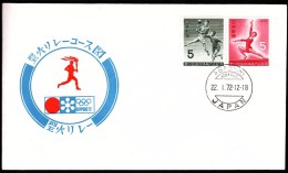 Japan Abashiri 1972 Olympic Games Sapporo 1972 Olympic Torch - Winter 1972: Sapporo