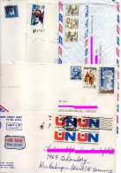 ** USA, 36 WHOLE COVERS, VARIOUS STAMPS AND CANCELS, LOT NL/1-2 - Postal History