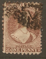 NZ 1862 1d FFQ Compound Perf SG 128a U #VY9 - Usati