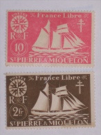 ST-PIERRE & MIQUELON  1942  LOT# 9 - Unused Stamps
