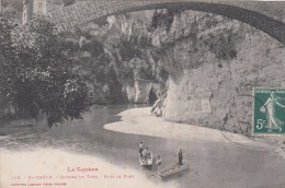 Cp , 48 , SAINT-CHÉLY , GORGES-du-TARN , Sous Le Pont - Saint Chely D'Apcher