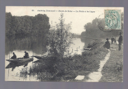 CPA 78- ANDRESY DENOUVAL - BORD DE SEINE - LA PECHE A LA LIGNE - Andresy