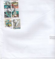 Rep. San Marino 2010  - Bustone   X L´Italia Affrancato  Con 6  Stamps - Brieven En Documenten