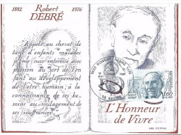 FRANCE Carte Maximum Yvert N° 2228 Robert DEBRE Pédiâtre  Obl 1er J SEDAN - Autres & Non Classés