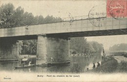 Butry-sur-Oise (95.Val D'Oise) Le Pont De Chemin De Fer (aval) - Butry