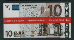 Typ B = Educativ Didactico Educational "Spain 1999" 10 Euro, Billet Scolaire, Size 102 X 54 Mm, RRRRR, UNC - Sonstige & Ohne Zuordnung