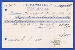 PORTUGAL - F. H. D´OLIVEIRA - C. MARQUÊS D´ABRANTES, 42a52 . LISBOA - 28.JUNHO.1940 - Portugal