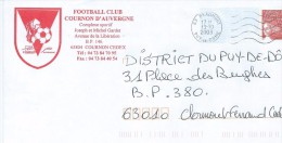FOOTBALL CLUB COURNON D´AUVERGNE - Prêts-à-poster:private Overprinting