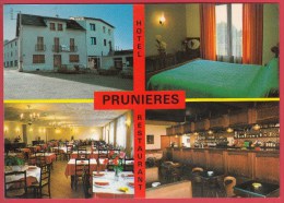 CPM * 48 * AUMONT-AUBRAC * 1970 * Restaurant Prunières  ** TBE * Scan Recto/verso - Aumont Aubrac