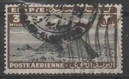 EGYPT 1933 Air Handley Page H.P.42 Over Pyramids - 3m. - Black And Brown AVU - Luftpost