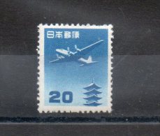 Japon. Poste Aérienne. 20 Y Bleu - Corréo Aéreo