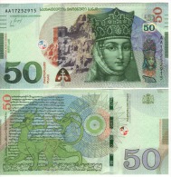 New GEORGIA  50  LARI   (just Issued  -paper Type )  Pnew  2016  UNC - Georgia