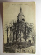 Carte Postale Auxi Le Chateau L'Eglise (correspondance 1916) - Auxi Le Chateau