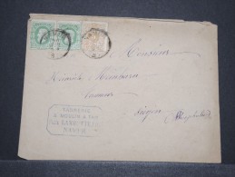 BELGIQUE - Env De Namur Pour Siègen Avec Compo 10 + 10 + 5 C - Juil 1878 - A Voir - P16845 - Otros & Sin Clasificación