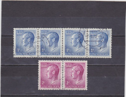 LUXEMBOURG    1965-66  Y.T.   N° 662  664  Oblitéré - 1965-91 Jean