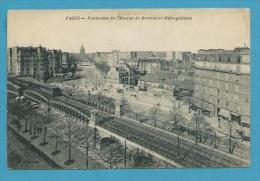 CPA Panorama De L'Avenue De Breteuil Et Métro PARIS - Metro, Stations