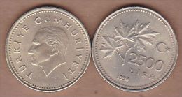 AC - TURKEY 2500 LIRA - TL 1993 COIN UNCIRCULATED - Turquia