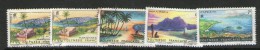 POLYNESIE 1964 PAYSAGES  YVERT  N°30/34  OBLITERES - Oblitérés