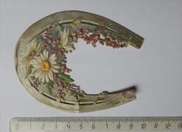 DECOUPIS ANCIEN BOUQUET DE FLEURS FER A CHEVAL - Fleurs