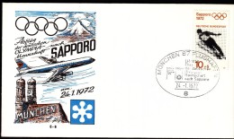 Germany Munich Airport 1972 / Olympic Games Sapporo 1972 / Flight Of The German Team To The Sapporo / Plain - Winter 1972: Sapporo