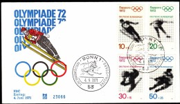 Germany Bonn 1971 Olympic Games Sapporo 1972 Jump Skiing Figure Skating Alpine Skiing Ice Hockey - Winter 1972: Sapporo