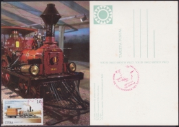 TMA-45 CUBA 1997 TARJETA MAXIMA. FEROCARRIL RAILROAD TRAIN LOCOMOTIVE. - Maximum Cards